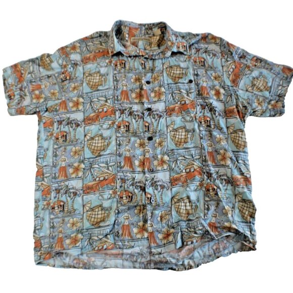 MunsingWear Other - Vintage Munsingwear Hawaiian Style Button Up Shirt Men's Size Large
